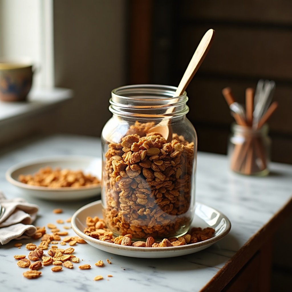 Granola maison miel-amandes recette air fryer